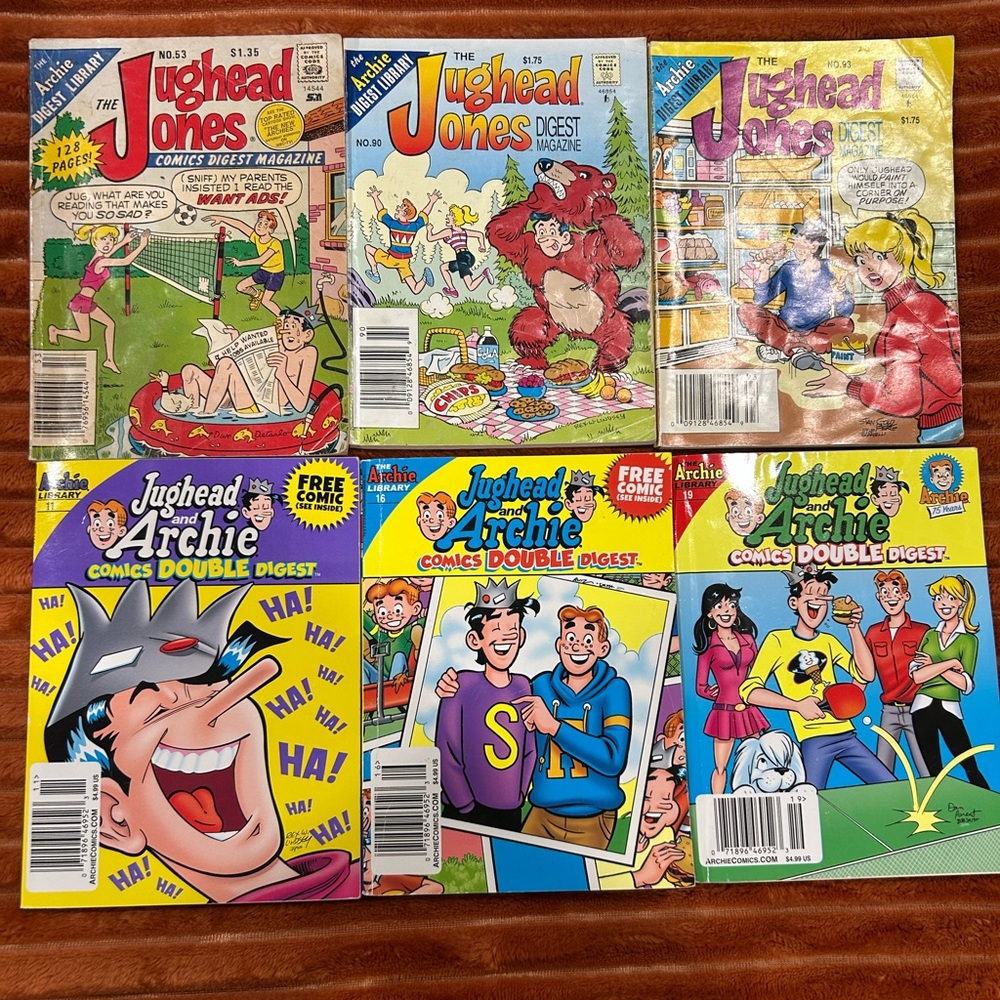 Jughead & Archie, Jughead Jones & Jughead & Friends Lot Of 12 Archie Comics - Picture 3 of 3